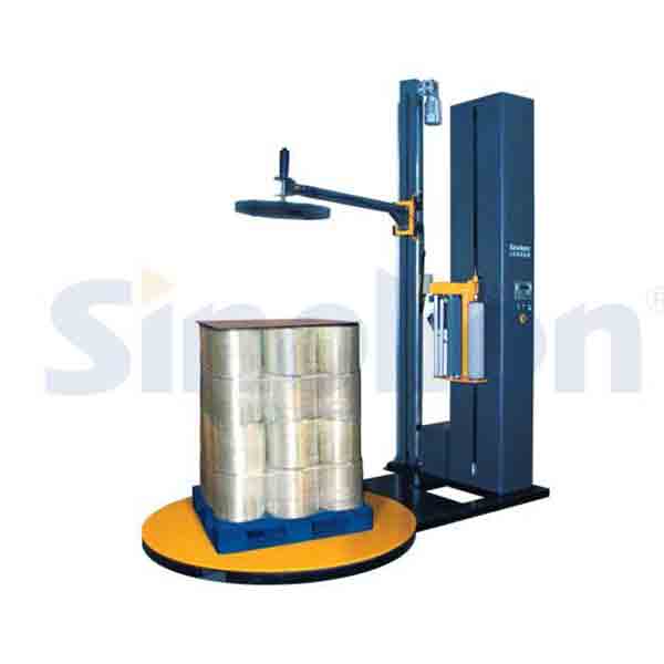 T1650F-CS自動預(yù)拉伸壓頂型纏繞包裝機